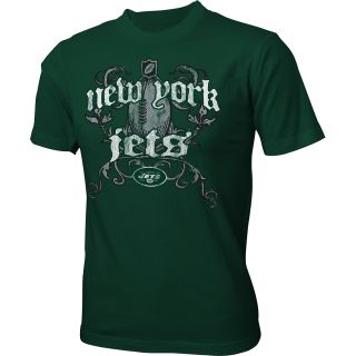 NFL Team Apparel Youth New York Jets Out of the Tombs Distressed Screen Print
