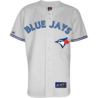 Majestic Mens Toronto Blue Jays Replica Ricky Romero Home Jersey   Size