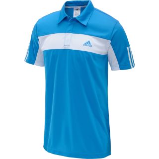 adidas Mens Galaxy Short Sleeve Tennis Polo Shirt   Size Xl, Solar Blue