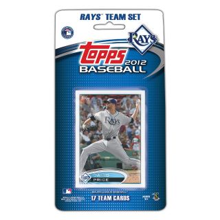 Topps 2012 Tampa Bay Rays Official Team Baseball Card Set of 17 Cards Blister