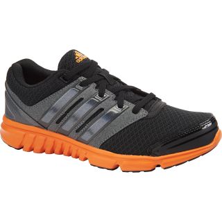adidas Kids Falcon PDX xJ Running Shoes   Size 3.5, Black/orange