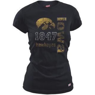 MJ Soffe Womens Iowa Hawkeyes T Shirt   Black   Size XL/Extra Large, Iowa