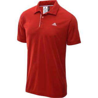 adidas Mens Galaxy Short Sleeve Tennis Polo Shirt   Size Xl, Scarlet/white