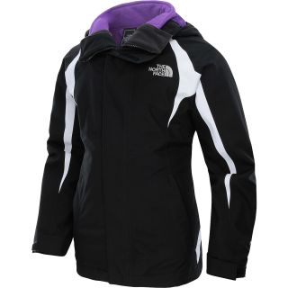THE NORTH FACE Girls Mountain View Triclimate Jacket   Size Xl, Black/purple