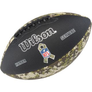 WILSON Youth NFL Salute to Service Ball Football, Camo