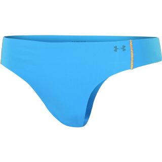 UNDER ARMOUR Womens Pure Stretch Thong, Electric Blue/yellow