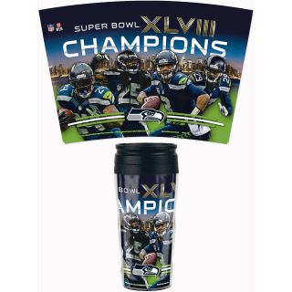 Wincraft Seattle Seahawks Super Bowl 48 Champions 16oz Contour Travel Mug