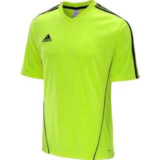 adidas Mens Estro 12 Short Sleeve Soccer Jersey   Size Xl, Lime/black