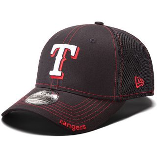 NEW ERA Mens Texas Rangers Neo 39THIRTY Structured Fit Cap   Size S/m, Black