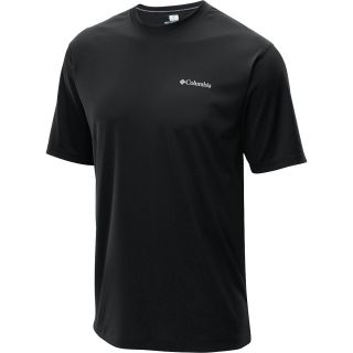 COLUMBIA Mens Zero Rules Short Sleeve T Shirt   Size Large, Black
