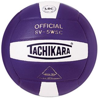 Tachikara Indoor Composite Volleyball, Purple/white (SV5WSC.PRW)