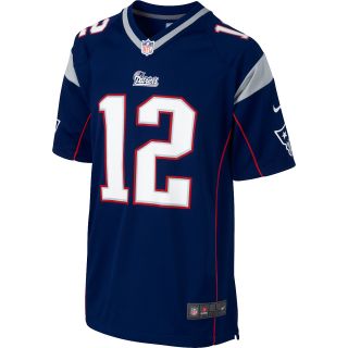 NIKE Youth New England Patriots Tom Brady Game Team Color Jersey   Size Small