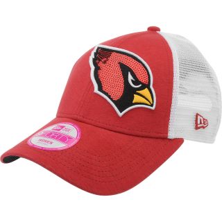 NEW ERA Womens Arizona Cardinals 9FORTY Sequin Shimmer Cap, Cardinal