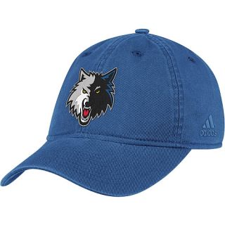 adidas Mens Minnesota Timberwolves Basic Logo Slouch Hat