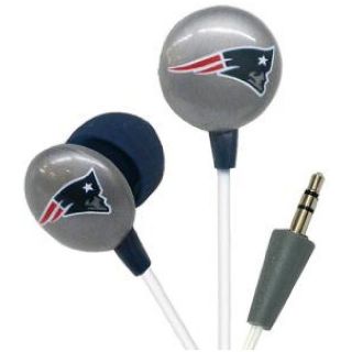 iHip New England Patriots Logo Earbuds (HPFBNEPEB)