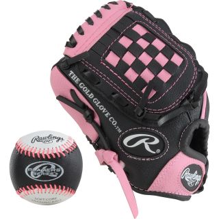 RAWLINGS Youth Players Series 9 inch Utility Baseball Glove With Training Ball  