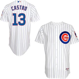 Majestic Athletic Chicago Cubs Starlin Castro Authentic Home Jersey   Size