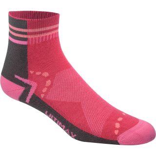 WIGWAM Adult Single Trax Pro Quarter Socks   Size Medium, Rose