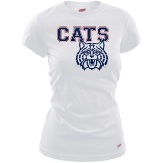 MJ Soffe Womens Arizona Wildcats T Shirt   White   Size Medium, Arizona