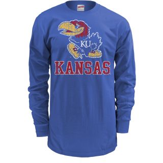MJ Soffe Mens Kansas Jayhawks Long Sleeve T Shirt   Size Small, Jayhawks