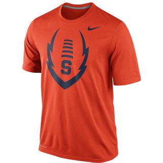NIKE Mens Syracuse Orange Dri FIT Legend Football Icon Short Sleeve T Shirt  