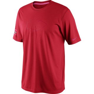 NIKE Mens Kansas City Chiefs Breast Cancer Awareness Legend T Shirt   Size
