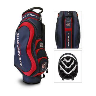 Team Golf Columbus Blue Jackets Medalist Cart Golf Bag (637556137357)