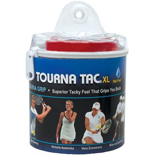 Tourna Tac White 30 Pack in Tour Travel Pouch   Size Each, White (TAC 30XLW)