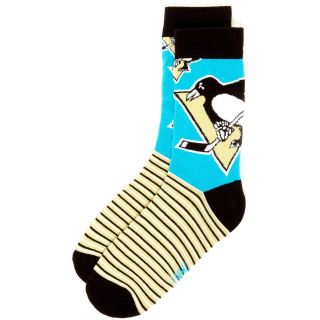 Sportin Styles Pittsburgh Penguins Team Socks   Size Medium/large, Penguins