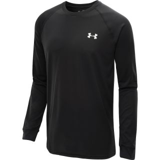UNDER ARMOUR Mens UA Tech Long Sleeve T Shirt   Size Large, Black/white