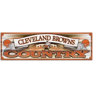 Wincraft Cleveland Browns Country 9x30 Wooden Sign (50502011)