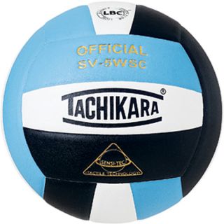Tachikara SV5WSC Sensi Tec Composite Volleyball, Powder Blue/whtie/black