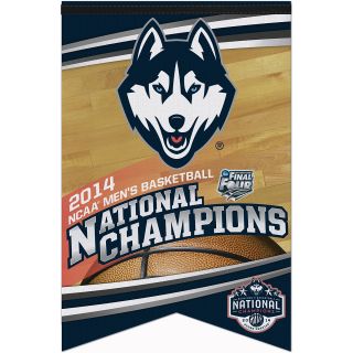 Wincraft UConn Huskies NCAA Basketball National Champions 17X26 Premium Banner