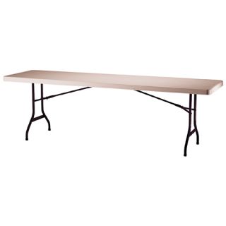 Lifetime 96 Inch x 30 Inch Folding Table, Almond (22984)