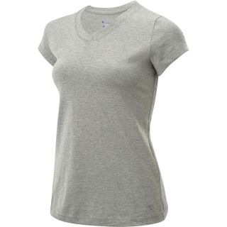 CHAMPION Womens Jersey Tee   Size Small, Oxford