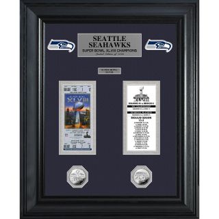 The Highland Mint Seattle Seahawks Super Bowl Ticket and Game Coin Collectable