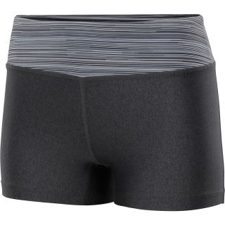 UNDER ARMOUR Womens HeatGear Sonic 2.5 Shorts   Size Medium, Carbon/graphite