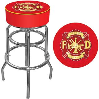 Trademark Global Fire Fighter Padded Bar Stool (FF1000)