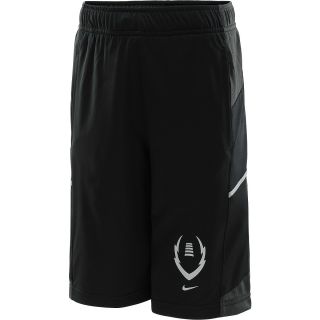 NIKE Boys Field Sport Football Shorts   Size Medium, Black/wolf Grey
