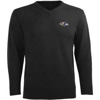 Antigua Mens Baltimore Ravens Ambassador Knit V Neck Sweater   Size XL/Extra