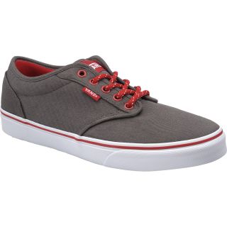 VANS Mens Atwood Canvas Skate Shoes   Size 8medium, Pewter/red