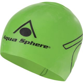 AQUA SPHERE Adult Tri Swim Cap   Size Reg, Green