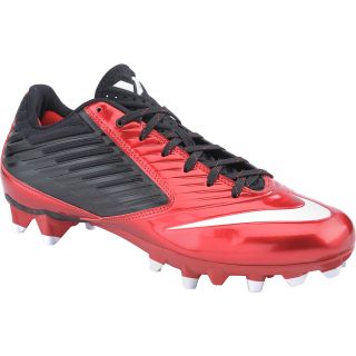 NIKE Mens Vapor Speed Low Football Cleats   Size 13, Black/red