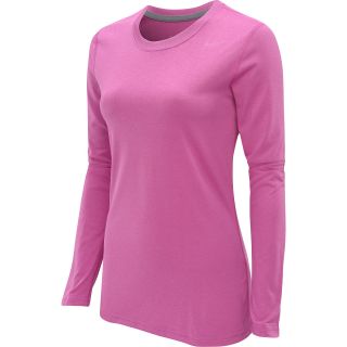 NIKE Womens Legend Long Sleeve T Shirt   Size XS/Extra Small, Club Pink