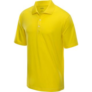 adidas Mens Solid Golf Polo   Size 2xl, Vivid Yellow/white