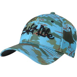 SALT LIFE Mens Lost At Sea Fitted Cap, Water