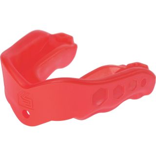 SHOCK DOCTOR Adult Gel Max Convertible Mouthguard   Size Adult, Red