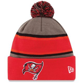 NEW ERA Youth Tampa Bay Buccaneers On Field Sport Knit Hat   Size Youth, Red