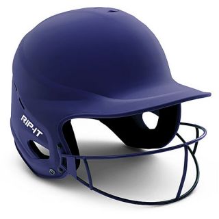 RIP IT Fit Matte with Vision Pro Fastpitch Softball Helmet   Adult, Navy (VISX 