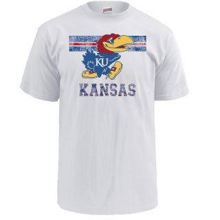 MJ Soffe Mens Kansas Jayhawks T Shirt   Size XL/Extra Large, Jayhawks White